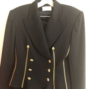 Black and Gold Women's Blazer